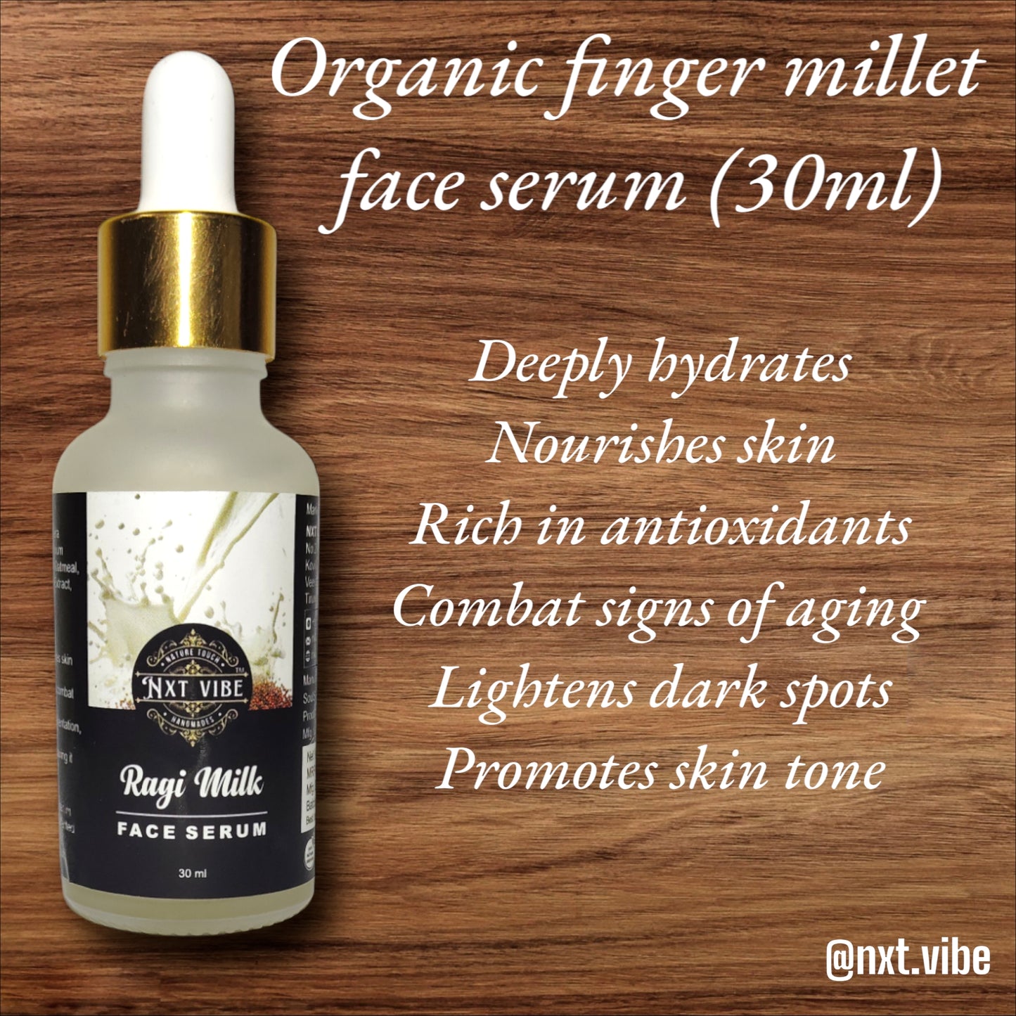 Ragi Milk Serum – For Healthy, Radiant Skin-30 ml