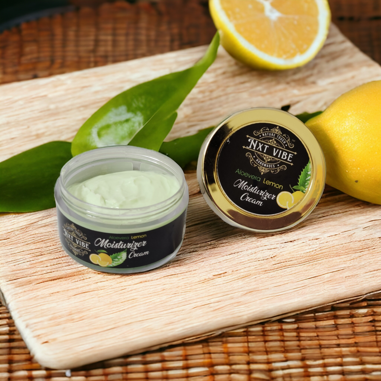 NXT VIBE™ Aloe Vera & Lemon Moisturizer Cream 50Grm