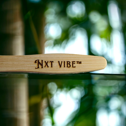 NXT VIBE™ Organic Bamboo Toothbrush with Charcoal Bristles