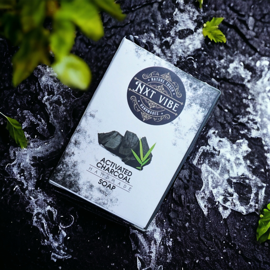 NXT VIBE  Activated Charcoal Soap (100gm)