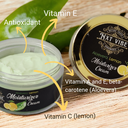 NXT VIBE™ Aloe Vera & Lemon Moisturizer Cream 50Grm